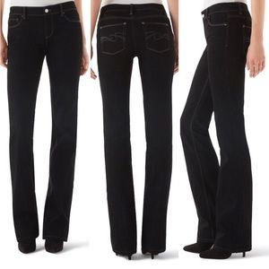 White House Black Market Blanc Flare Black Jeans